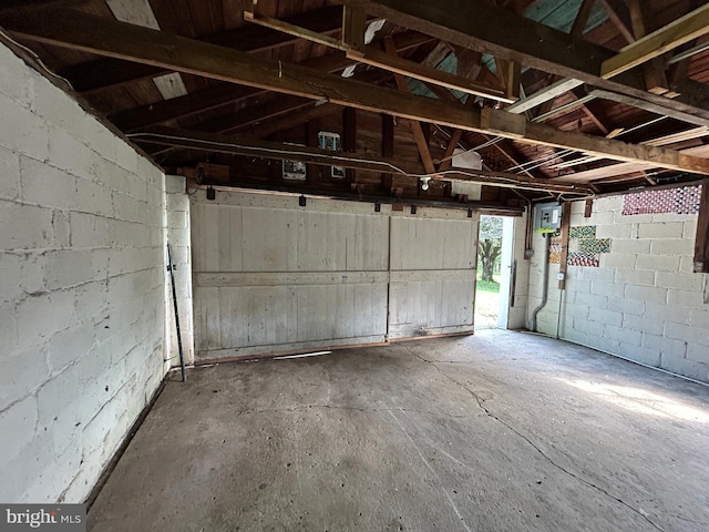 4599 Carlisle Rd, Gardners, PA 17324 - garage with concrete block wall