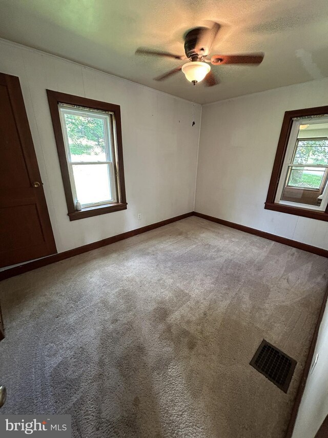 4599 Carlisle Rd, Gardners, PA 17324 - empty room featuring healthy amount of natural light, carpet, and ceiling fan