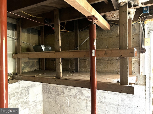 4599 Carlisle Rd, Gardners, PA 17324 - unfinished below grade area with concrete block wall