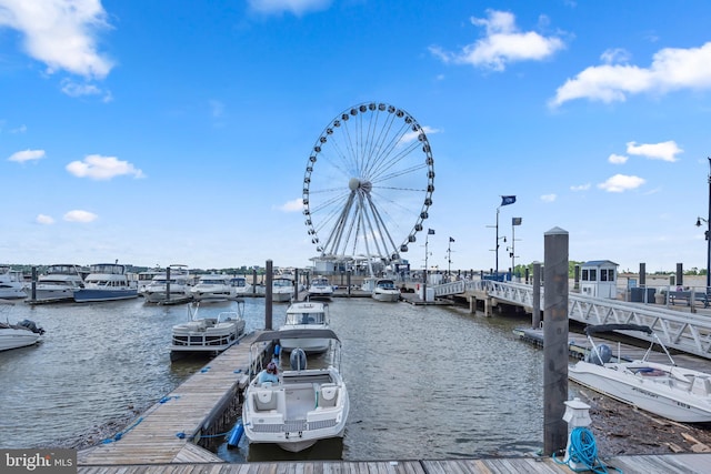 8220 Waterside Ct, Fort Washington, MD 20744 - dock area featuring a water view