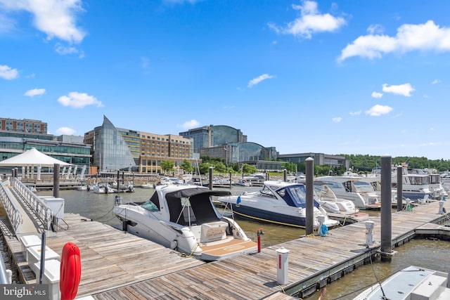 8220 Waterside Ct, Fort Washington, MD 20744 - dock featuring a water view