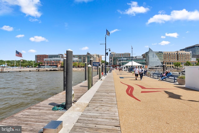 8220 Waterside Ct, Fort Washington, MD 20744 - dock area with a water view