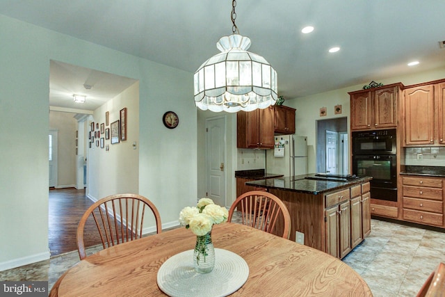 235 Amherst Dr, Doylestown, PA 18901 - dining space featuring baseboards and recessed lighting