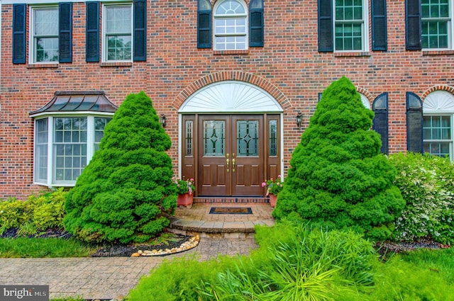 235 Amherst Dr, Doylestown, PA 18901 - entrance to property with brick siding