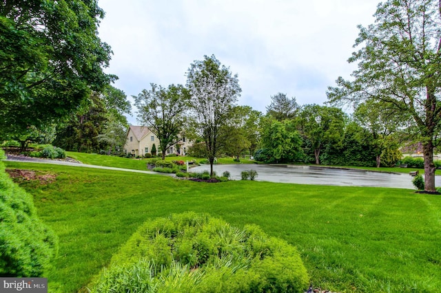 235 Amherst Dr, Doylestown, PA 18901 - view of grassy yard with a water view