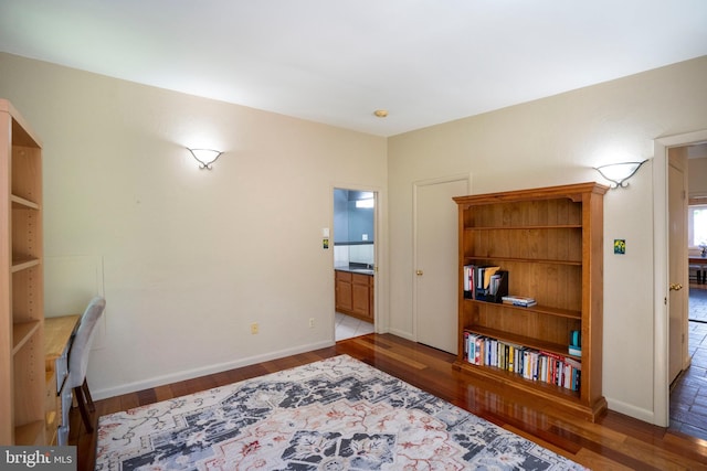 1272 Penfield Rd, State College, PA 16801 - home office with wood finished floors and baseboards