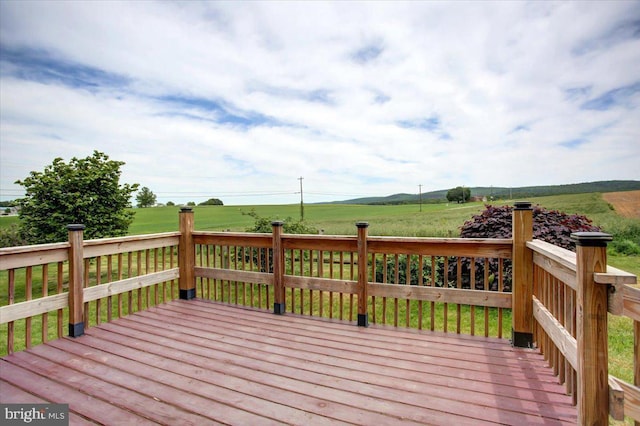4 Red Hawk Dr, Shippensburg, PA 17257 - wooden terrace featuring a rural view