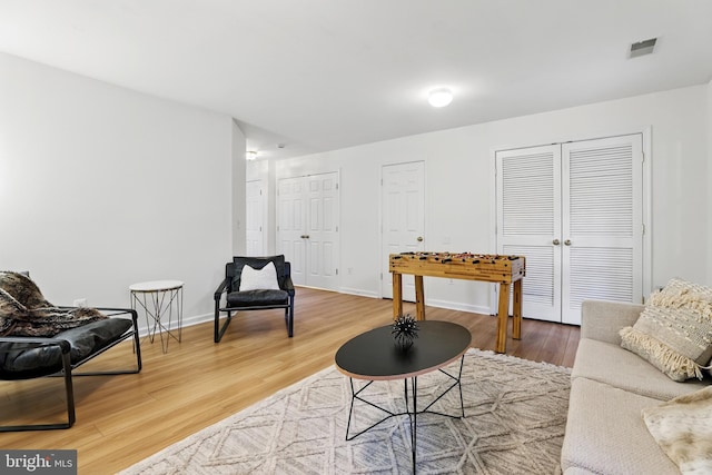 11438 Abner Ave, Fairfax, VA 22030 - living room with wood finished floors and baseboards