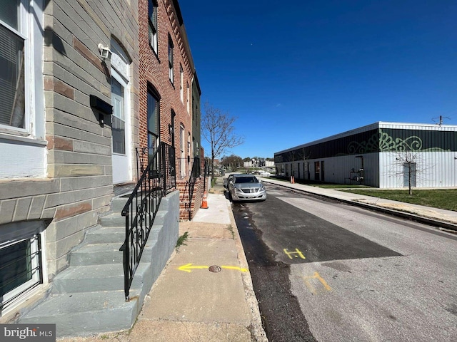 1744 Llewelyn Ave, Baltimore, MD 21213 - view of asphalt road with sidewalks and curbs