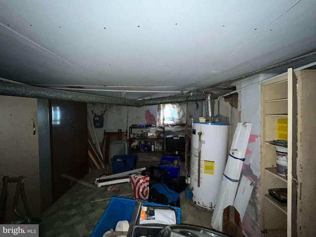 1744 Llewelyn Ave, Baltimore, MD 21213 - unfinished basement with water heater and gas meter