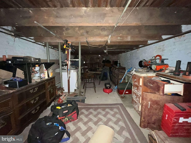 1744 Llewelyn Ave, Baltimore, MD 21213 - view of unfinished below grade area