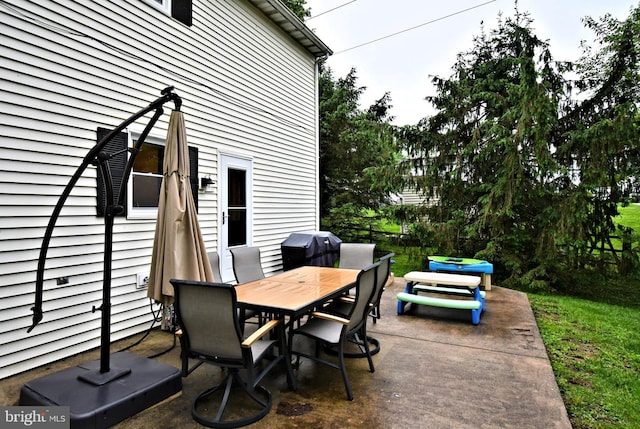 16 Grove Cir, Sellersville, PA 18960 - view of patio / terrace featuring outdoor dining space and grilling area
