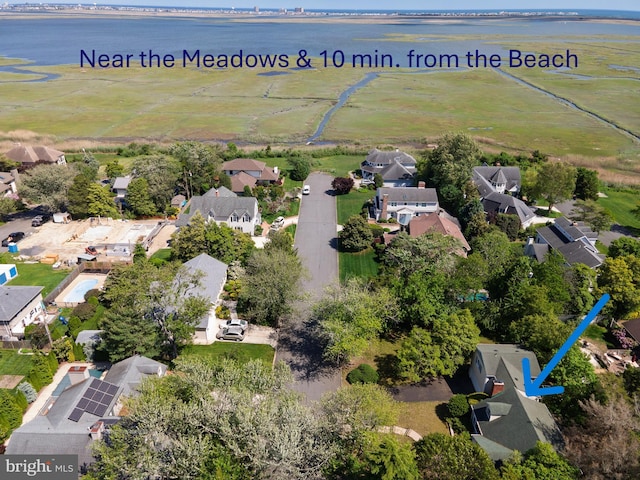 209 Berkshire Ave, Linwood, NJ 08221 - aerial overview of property's location featuring nearby suburban area and a nearby body of water