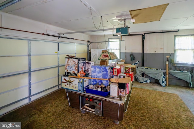 209 Berkshire Ave, Linwood, NJ 08221 - garage featuring a garage door opener