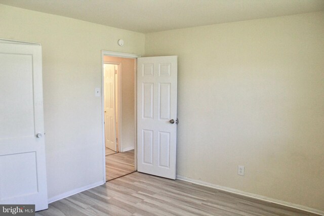 132 Lemmon Ave, Pemberton, NJ 08068 - unfurnished bedroom featuring light wood finished floors and baseboards