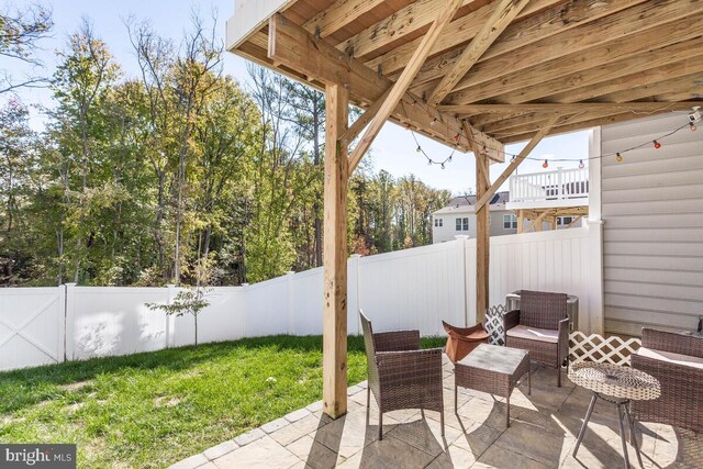 3402 Gentle Breeze Dr, Upper Marlboro, MD 20772 - view of patio featuring outdoor lounge area