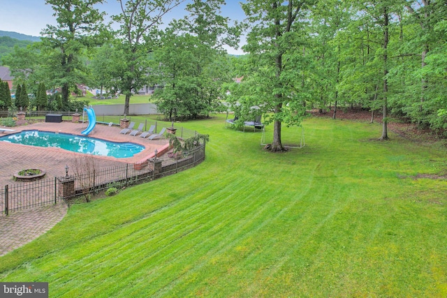 25 Mariner Ct, Ridgeley, WV 26753 - view of pool featuring a water slide and a patio area