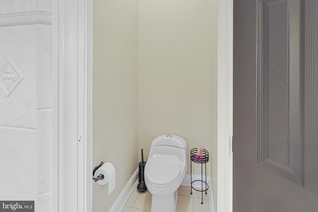 25 Mariner Ct, Ridgeley, WV 26753 - bathroom with tile patterned floors, toilet, and baseboards