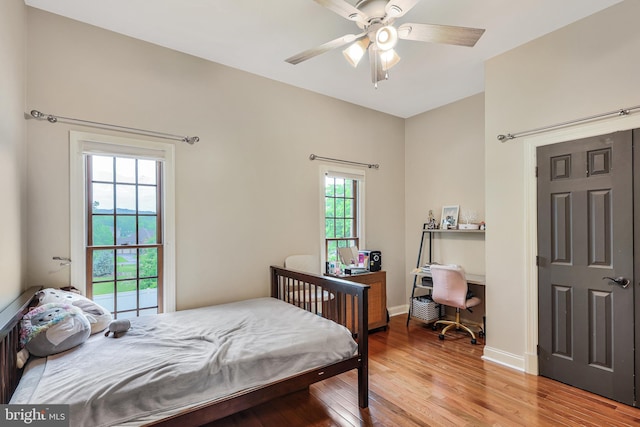 25 Mariner Ct, Ridgeley, WV 26753 - bedroom with wood finished floors, a desk, and baseboards