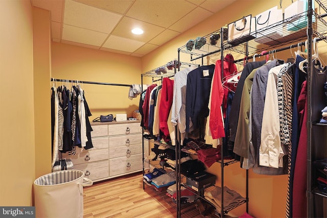 25 Mariner Ct, Ridgeley, WV 26753 - spacious closet featuring a drop ceiling and wood finished floors