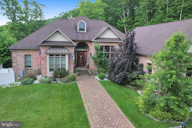 25 Mariner Ct, Ridgeley, WV 26753 - view of front of property with brick siding and a shingled roof