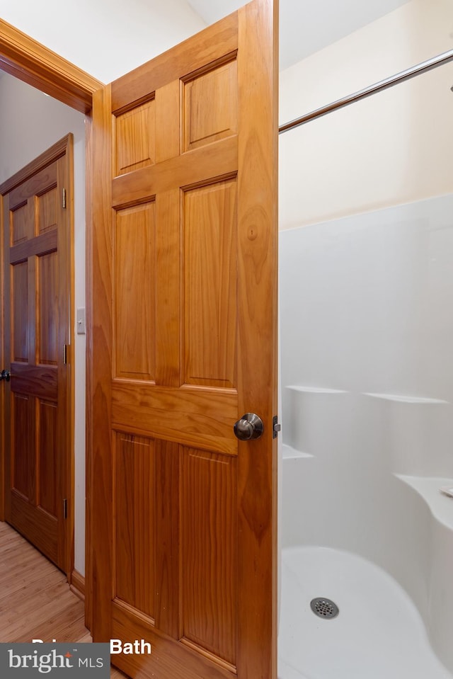 3 Howell Point Rd, Betterton, MD 21610 - bathroom view of a shower and wood finished floors