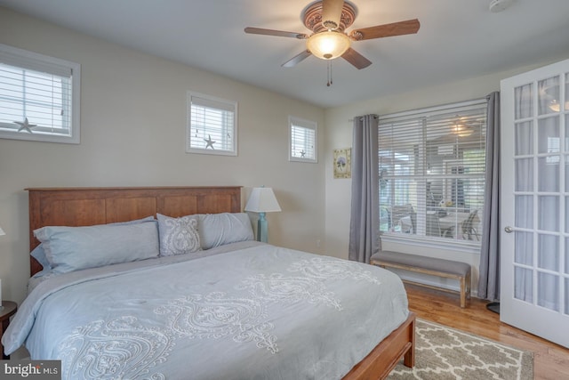 38623 Longs Chapel Ln, Millville, DE 19967 - bedroom with wood finished floors and ceiling fan