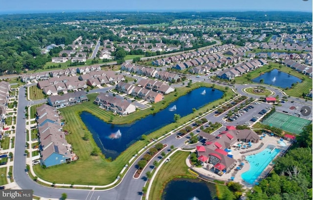 38623 Longs Chapel Ln, Millville, DE 19967 - aerial view of property and surrounding area featuring a large body of water and nearby suburban area