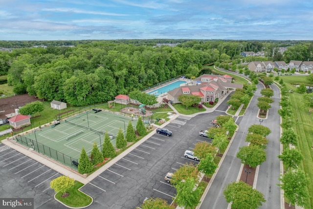 38623 Longs Chapel Ln, Millville, DE 19967 - bird's eye view of a pool area and a forest