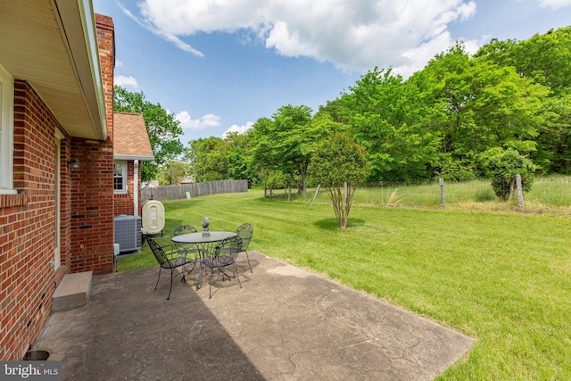 113 Kendallwood Dr, Fredericksburg, VA 22405 - view of patio / terrace featuring cooling unit and outdoor dining space