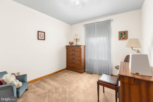113 Kendallwood Dr, Fredericksburg, VA 22405 - home office featuring baseboards and light colored carpet