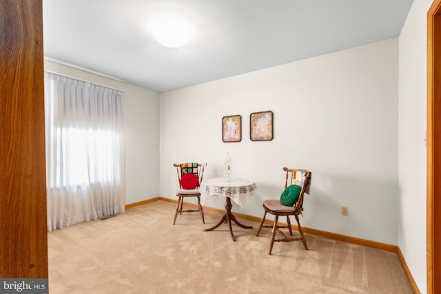 113 Kendallwood Dr, Fredericksburg, VA 22405 - sitting room with carpet floors and baseboards