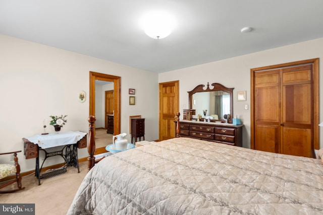 113 Kendallwood Dr, Fredericksburg, VA 22405 - carpeted bedroom with baseboards and a closet