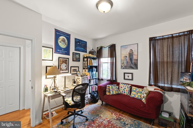 419 Westside Station Dr, Winchester, VA 22601 - home office featuring wood finished floors