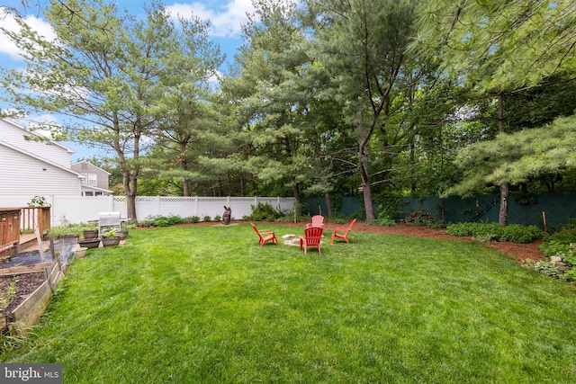 419 Westside Station Dr, Winchester, VA 22601 - view of yard with a vegetable garden