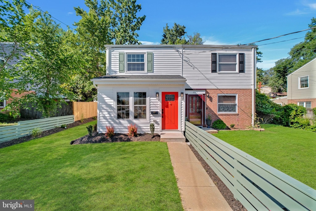 2313 Glendale Ter, Alexandria, VA 22303 - view of front of house featuring brick siding