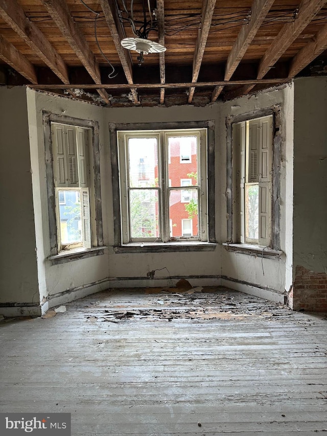 1042 Edmondson Ave, Baltimore, MD 21223 - misc room with plenty of natural light and wood finished floors