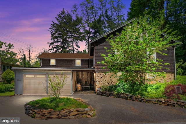 143 Station Rd, Cheyney, PA 19319 - view of front of house with driveway and stone siding