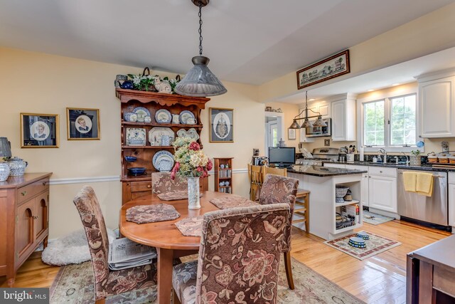 336 Miller St, Winchester, VA 22601 - dining area featuring light wood finished floors