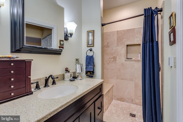 336 Miller St, Winchester, VA 22601 - full bathroom with vanity and a tile shower