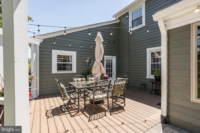 336 Miller St, Winchester, VA 22601 - deck featuring outdoor dining area