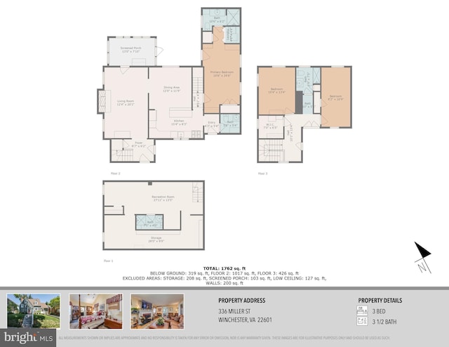 336 Miller St, Winchester, VA 22601 - property floor plan