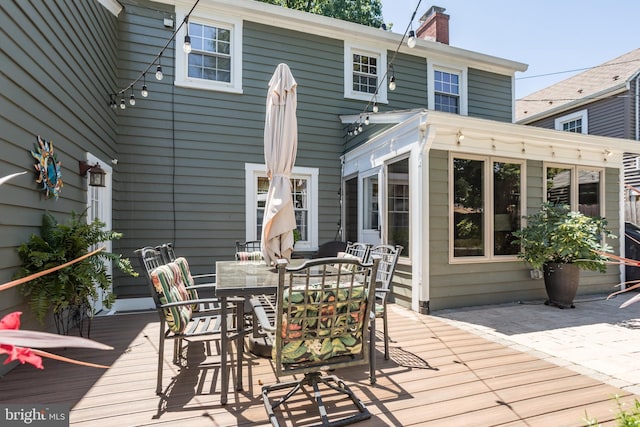 336 Miller St, Winchester, VA 22601 - deck with outdoor dining space