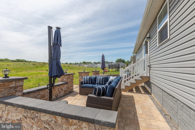 12037 Angora Dr, King George, VA 22485 - view of patio with outdoor lounge area
