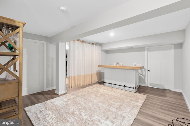 12037 Angora Dr, King George, VA 22485 - indoor bar featuring wood finished floors and baseboards