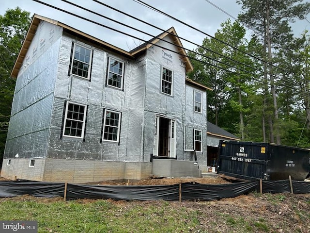 12161 Catalina Dr, Lusby, MD 20657 - view of rear view of house