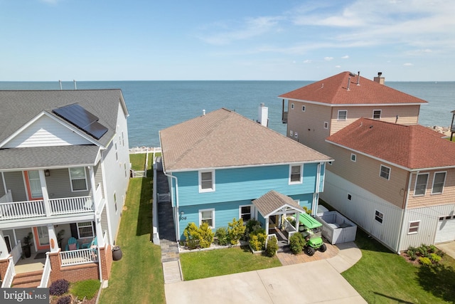 106 Lighthouse Dr, Hampton, VA 23664 - bird's eye view of a nearby body of water