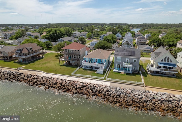 106 Lighthouse Dr, Hampton, VA 23664 - aerial perspective of suburban area with a large body of water