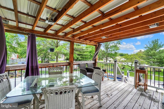 3111 Jessica Rd, Dover, PA 17315 - deck with outdoor dining space
