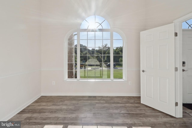 11202 King Gallahan Ct, Clinton, MD 20735 - foyer with wood finished floors and baseboards